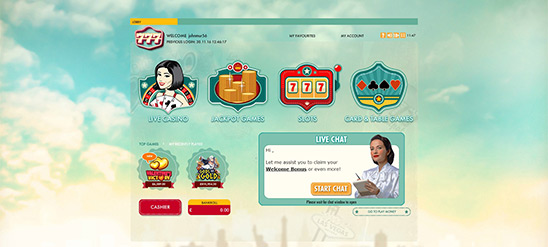 The Available Games at 777 Casino