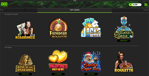 Playing at 888 Casino on an Android Smartphone or Tablet